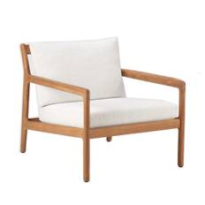 Ethnicraft Teak Jack Outdoor Lounge Chair - Off-White