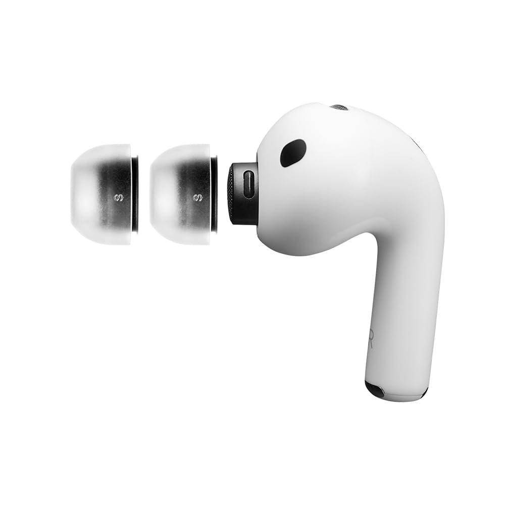 AZLA SednaEarfit Max for AirPods Pro 3 Eartips S Size 2 Pairs Medical-Grade Silicone Replacement Ear Tips Anti-Drop Noise Isolating AZL-MAX-APP3-S