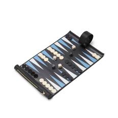 Smythson - Panama Travel Backgammon Roll - Black