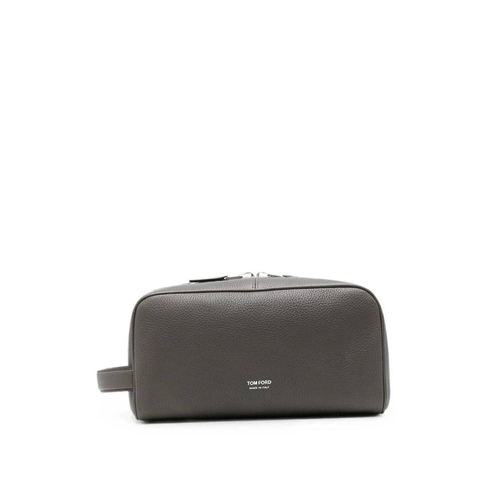 Tom Ford Bum Bag - Tasker - Herre - Grå - ONE SIZE - Læder