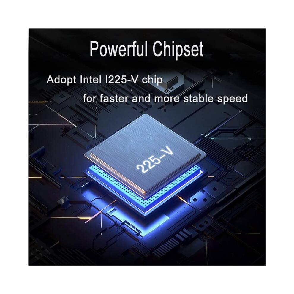 Dual PCIe 3.1 2.5G Network Adapter with I225 2500/1000/100Mbps PCI Express Gigabit Ethernet Card RJ45 LAN Controller
