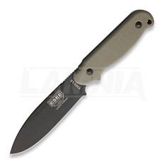 Laser Strike Canvas Micarta överlevnadskniv, grön