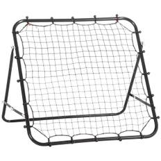 Fodbold Rebounder Net Sort 96x80x96 cm