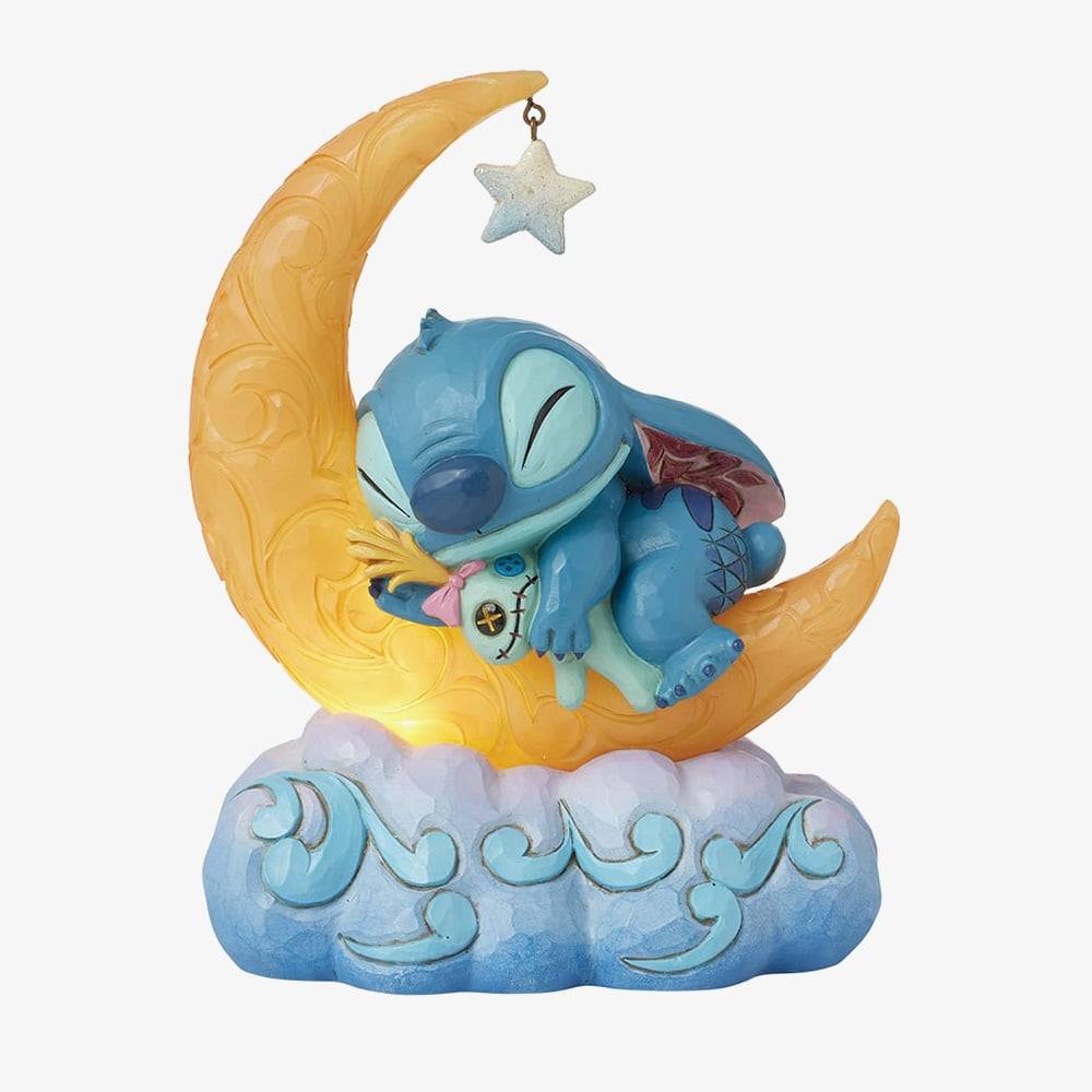 Disney Traditions Sweet Dreams Stitch Figurine 6016334 - Multi-Coloured