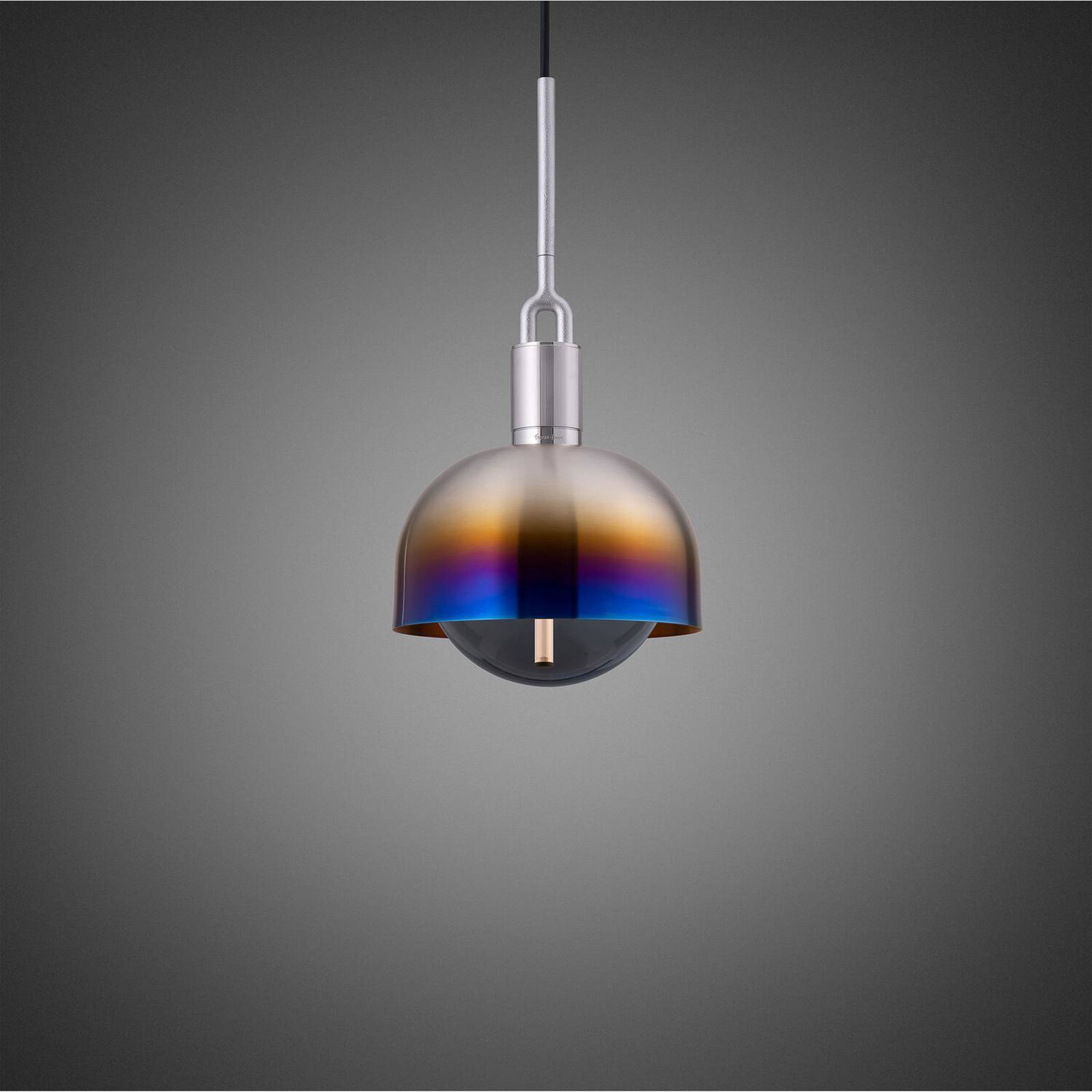 Buster + Punch Pendellampa Forked, dimbar, Aluminium / grå / zink, Vardagsrum / matsal, Metall