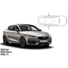 Solgardiner UV - Car Shades - Cupra/Seat Leon hatchback Årg. 2020-> (Kun til sideruder)