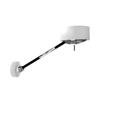 Puk Maxx Wing Single væglampe/loftlampe Top-light - Mat krom