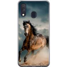 Samsung Galaxy A40 Transparent Mobilskal Springande Häst