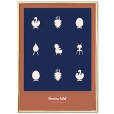Brainchild – Plakat –Designikoner – Blå