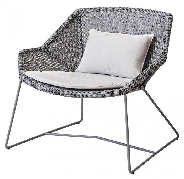 Cane-Line - Breeze Loungefåtölj Light Grey