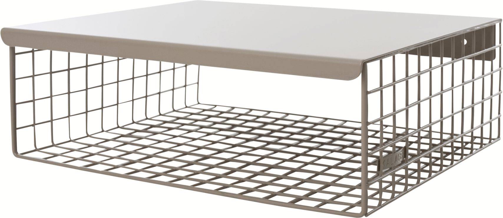 Kalager Design Væghængt Bord 35 cm, Creme Beige