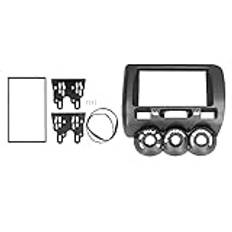 Zohisin Car Radio Fascia Dashboard Dekoration Kit 2Din Center Control DVD Radio Fascia Trim Tillbehör för Fit 2002-2008 RHD