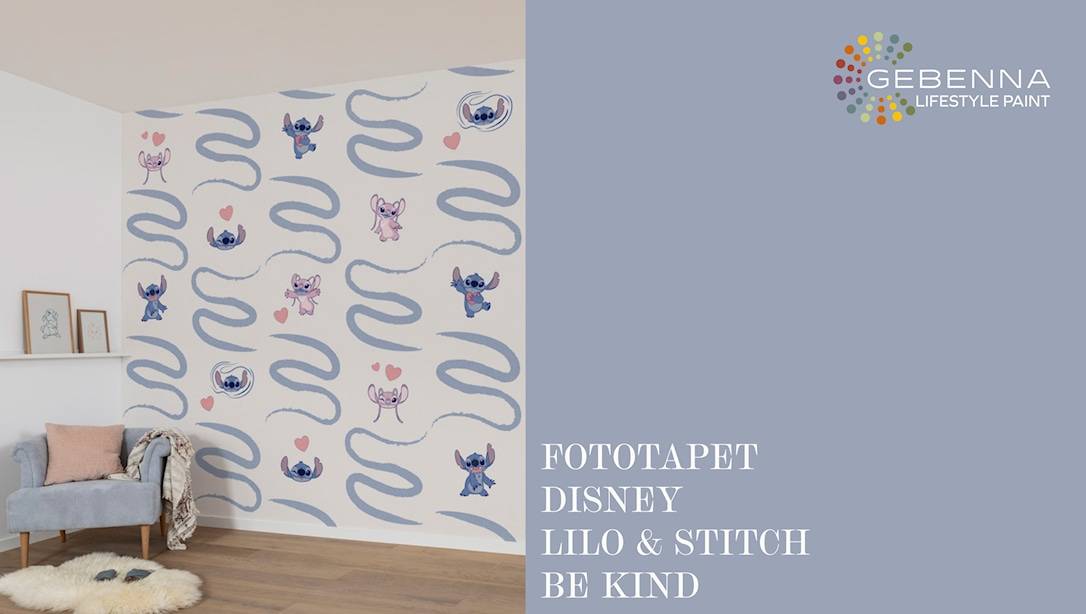 Fototapet: Disney Lilo och Stitch "Be kind"