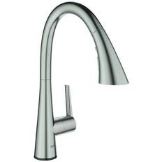 Grohe Zedra mixer 30219DC2 supersteel, pull-out shower, electronic, battery power supply