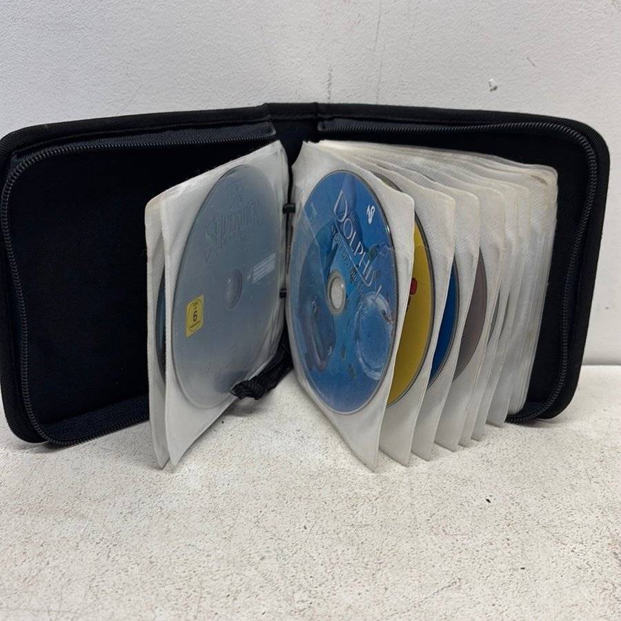 Blandade Barnfilmer DVD-samling i fodral