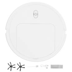 Household Automatic Smart Robot Vacuum Cleaner USB Sweeping Floor Cleaning RobotWhite vit