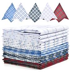 Herr Näsdukar Bomull Stor 15 st Herr Näsdukar UK Herr Hankies Multipack Ficknäsdukar Män Bomull Näsdukar för Män Ficknäsdukar Män Hankies Herr Hankies Stor Bomull 40 cm, Stil-Rutig, 40x40