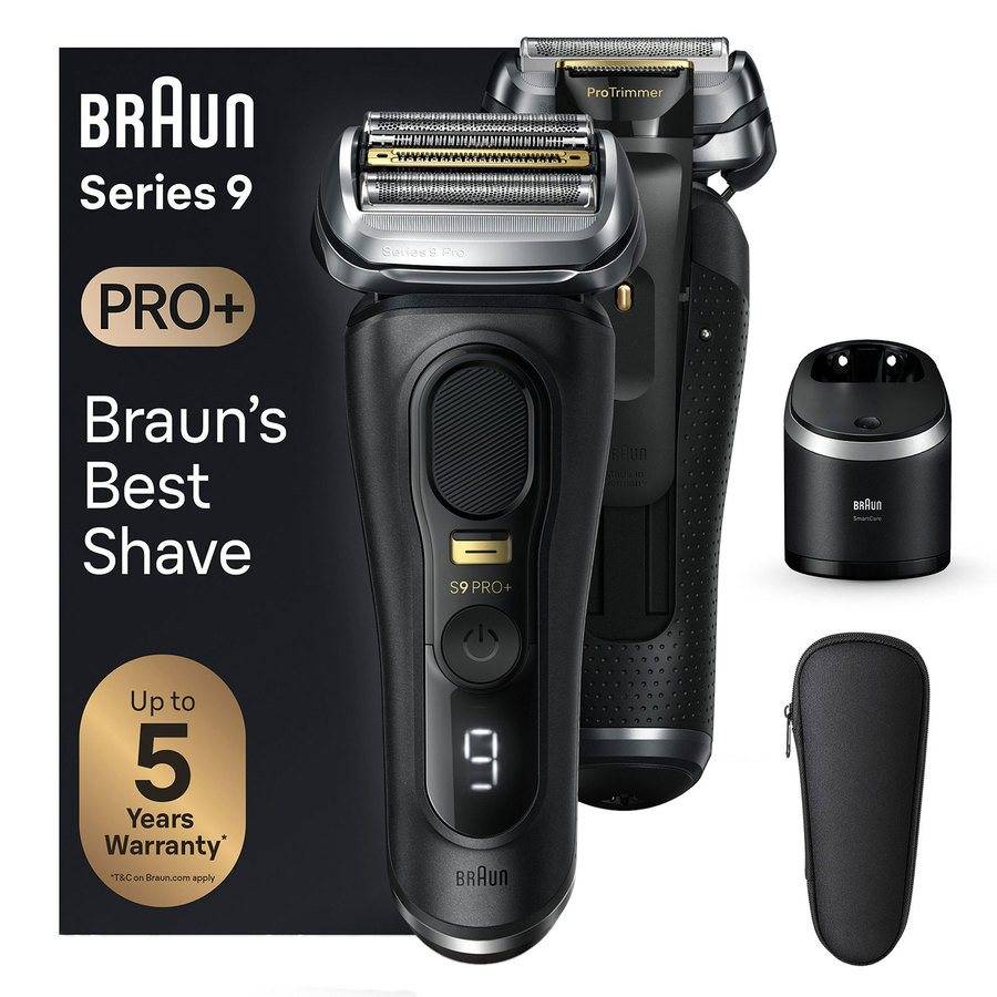 Braun Series 9 PRO+ Electric Shaver SmartCare Station Wet & Dry 9560cc Black