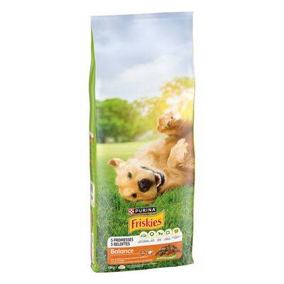 PURINA Friskies Balance Dog med kyckling, nötkött och grönsaker