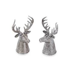 Rådjur salt- och pepparkar tenn - Silver (-)