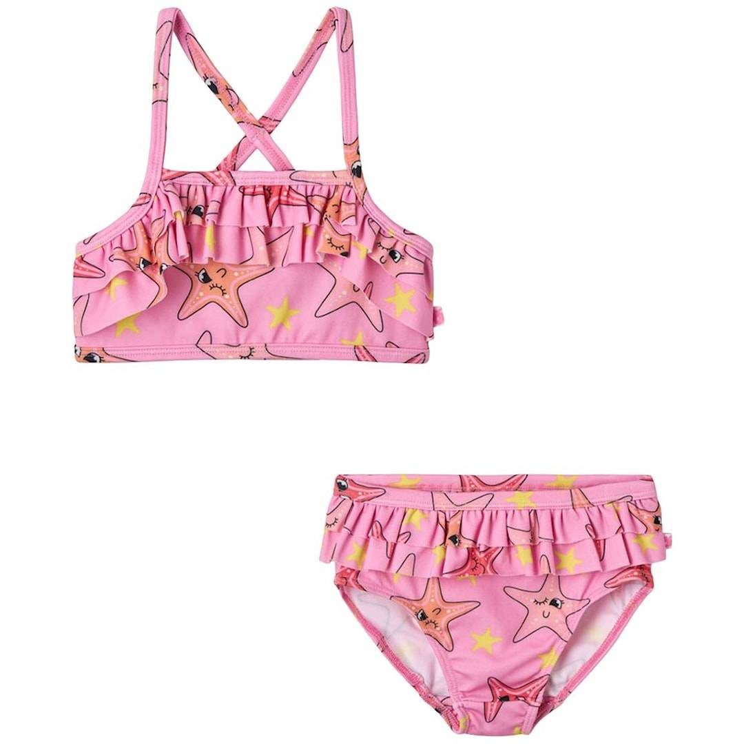 Småfolk Starfish Bikini Bubblegum 7-8 Y Rosa 7-8 år Flickor