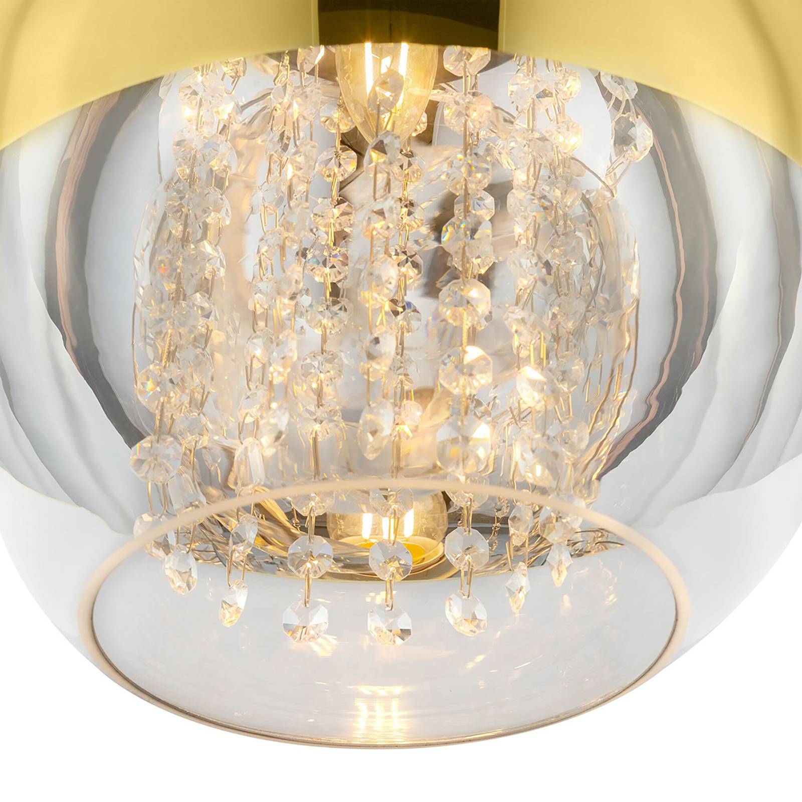 Maytoni Hänglampa Fermi, dimbar, Mässing / guld, Vardagsrum / matsal, Metall, Modern, Pendellampa