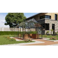 Växthus Vitavia Mars 8300 Svart Alu/Glas 8,3M²