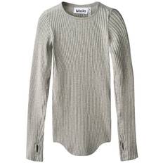 Molo Tröja - Rib - Rochelle - Grey Melange - Molo - 13-14 år (158-164) - Tröja