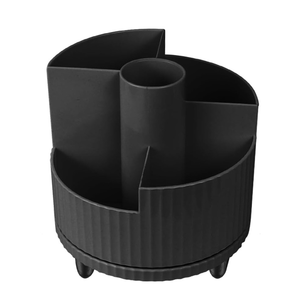 Holder til makeupbørster, 360 roterende makeup-organisator, makeupbørsteorgan