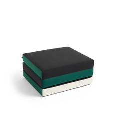 HAY - 3 Fold Mattress W70 x L195 Green - Udendørs puder & Puder - Grøn