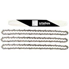 tallox Schwert und 3 Sägeketten 3/8" 1,3 mm 52 TG 35 cm Führungsschiene kompatibel mit Oregon Bosch Dollmar Hitachi Echo Einhell Makita Husqvarna und andere