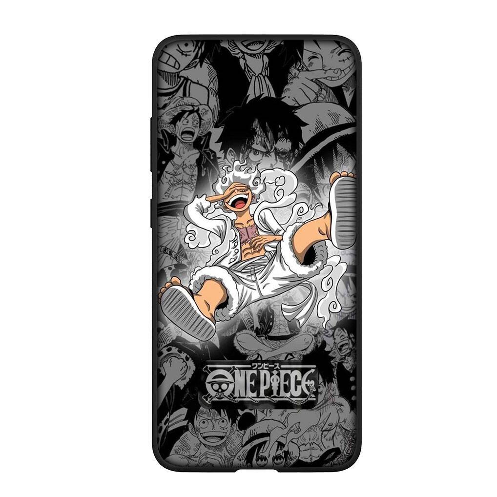 för Samsung Galaxy S25 S24 S23 iPhone 17 16 15 Xiaomi Redmi Note 14 13 12 11 Plus Pro Max XR A57 Fodral Anime Luffy Gear 5 One Piece OPPO Huawei for Redmi Note 12 5G ceil färg