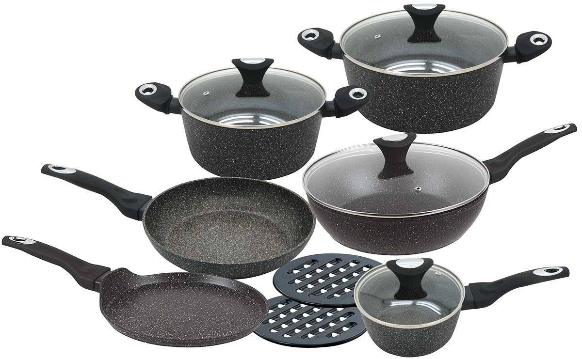 KLAUSBERG KB-7201 12-PIECE GRANITE POTS SET