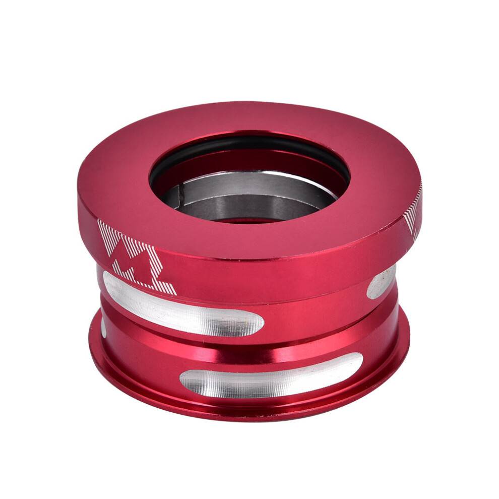 Opgradering til mountainbike-headset, robust 44 mm indvendigt forseglet leje i aluminiumslegering, jævn rotation med galvaniseringspolering, lav