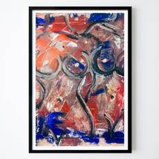 Abstrakt Poster: Sen lördag natt av Josefine Rosendahl