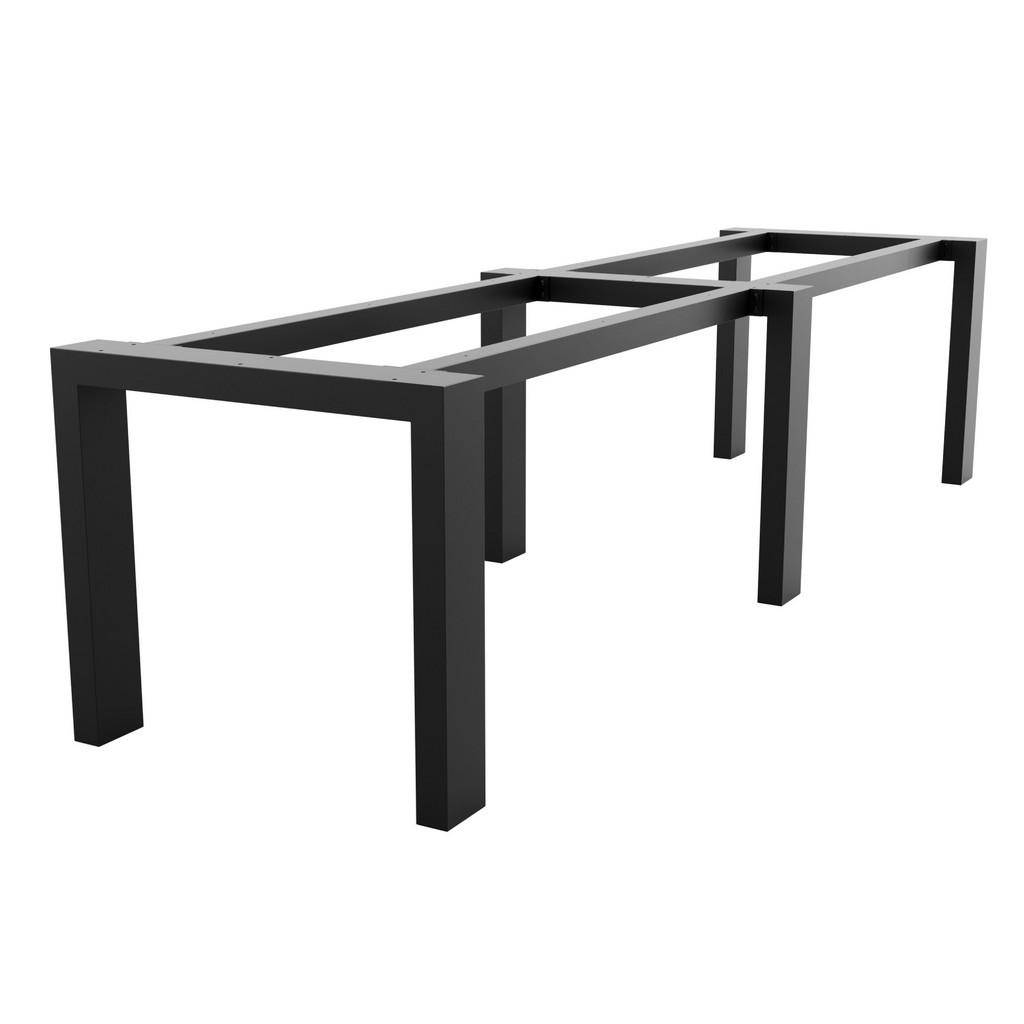 BORDSBEN I METALL Etamin Extreme Long svart 300/80/72 cm - Svart