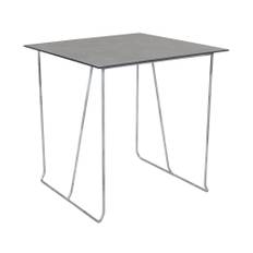 Sinarp bord Galv/Grå Betong 70x70 cm - Grå/Silver