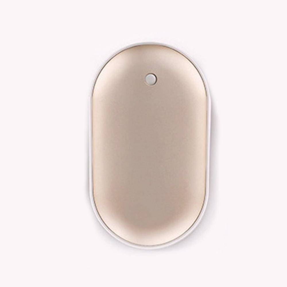Handvärmare 2-i-1 Powerbank 5200mAh - Guld-