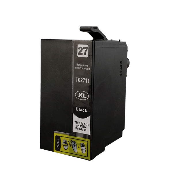 Epson 27XL sort printerpatron 35 ml C13T27114010 alternativ