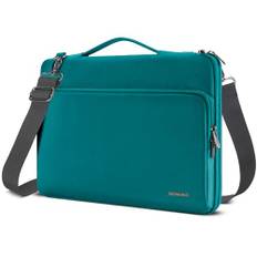 DOMISO 17.3 Zoll Laptop Tasche Hülle Wasserdicht Stoßfestes Notebook Sleeve Case Schultertasche Schutzhülle für 17.3" Pavilion 17/HP Envy 17/HP 17/Dell/MSI/Lenovo IdeaPad 321,Türkis