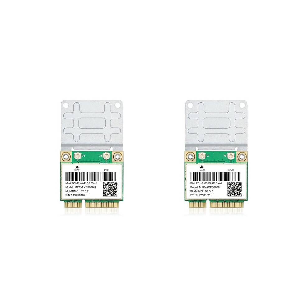 2X Tri Band 5374Mbps WiFi 6E MPE-AXE3000H AX210 Wireless Card BT 5.2 for PCIE Wi-Fi Adapter Win10