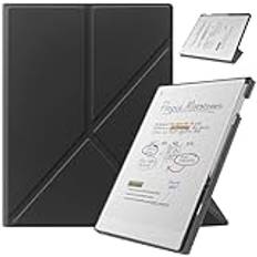 HoYiXi Fodral för reMarkable Paper Pro 11,8 tum (2024 släppt) – med stabilt hopfällbart stativ och pennficka, 11,8 tum reMarkable Paper Pro Tablet Cover, Auto Sleep/Wake, svart