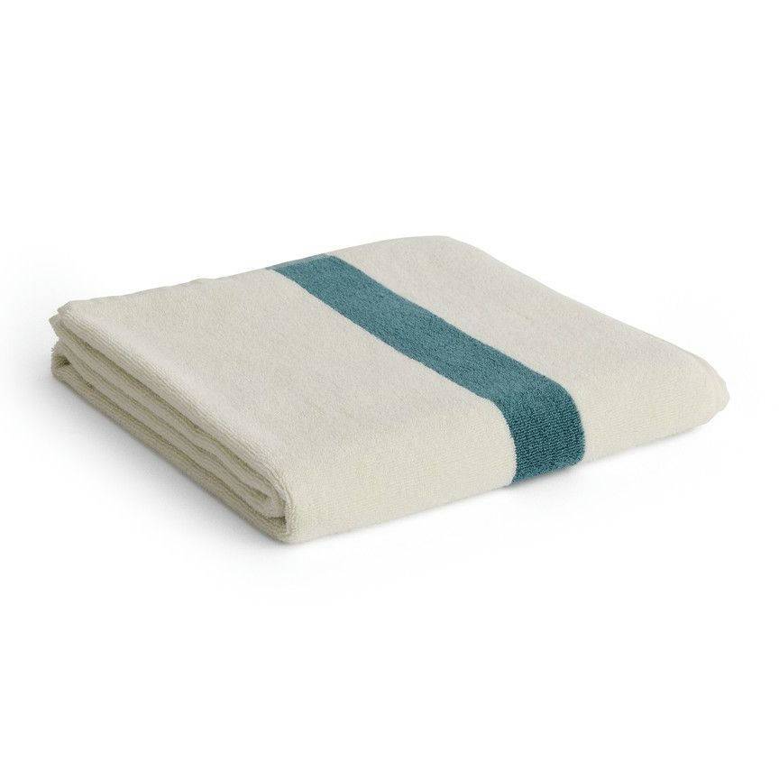 HAY Stripe Badhandduk Petrol Blue