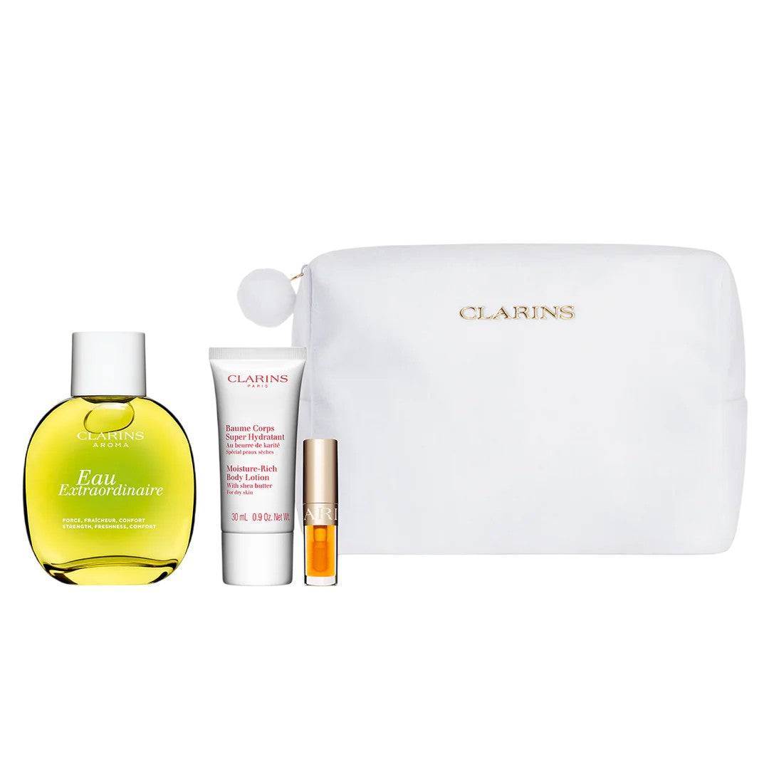 Clarins Eau Extraordinaire Spray 100ml Set 4 pezzi — Eau de Toilette