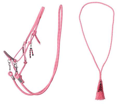 Liberty Combi rebgrime med tøjler & cordeo - Flamingo Pink, Pony