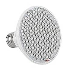 24W 200-LED Plant Grow Light Artificiell solljus Grow Light Full Spectrum LED Plant Lamp Bulb E27 Hydroponic Flower Veg Growing Lampes 85~265V för liten Grow Box Grow Tent DIY Hydroponics