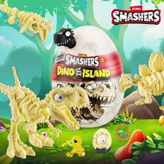 Smashers Dino Island Dinosaur Island Mini Överraskningsägg, Kreativa Racing Modellleksaksprydnader, Perfekt Julklapp - 1 st (slumpmässig stil) (En-Storlek)