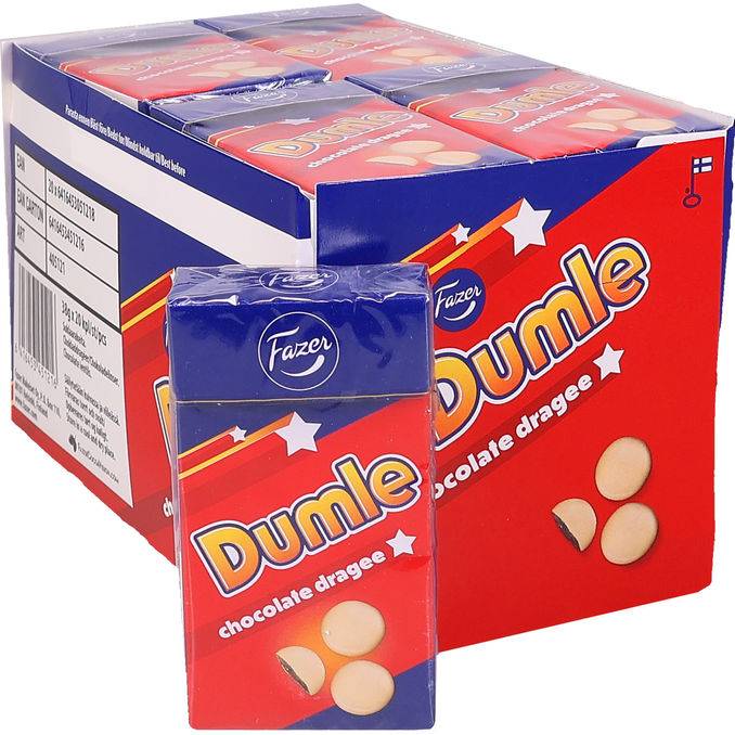 Fazer Dumle Chokladdragé 20-pack