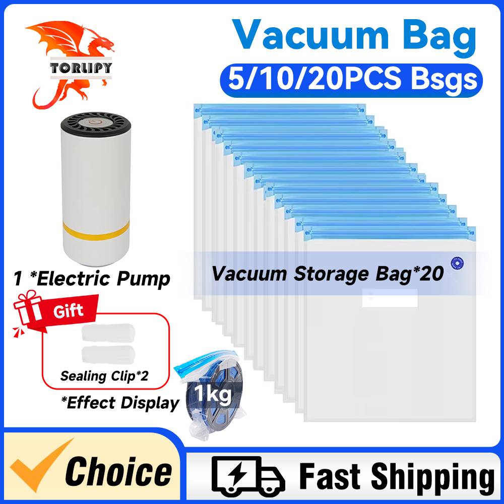 3D Printer Filament Storage Bag PLA PETG ABS Vacuum Bag Dryer Safekeep Humidity Resistant Sealing Bags Keep Filament Dry Sealed
