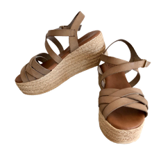 Sandal m. plateau - Vaqueta Lino - LBDK